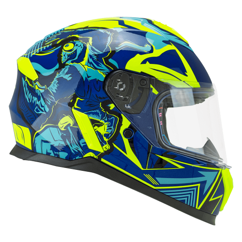 ΠΑΙΔΙΚΟ ΚΡΑΝΟΣ CGM MICRO MONSTER 265X BLUE / FLUO YELLOW MATT