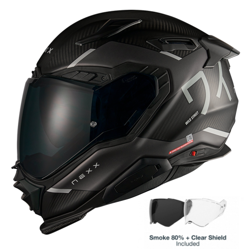 NEXX X.WST3 MANGA GREY / BLACK MATT (CARBON FIBER)