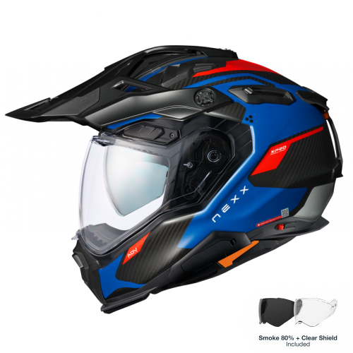 NEXX X.WED 3 KEYO BLUE / RED MATT (CARBON FIBER)