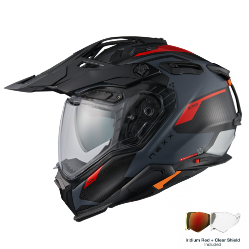NEXX X.WED 3 KEYO GREY / RED MATT (CARBON FIBER)