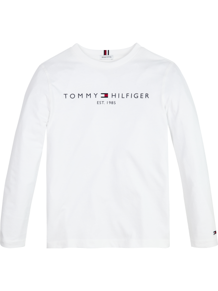 TOMMY HILFIGER ESSENTIAL TEE WHITE KS0KS00202-YBR