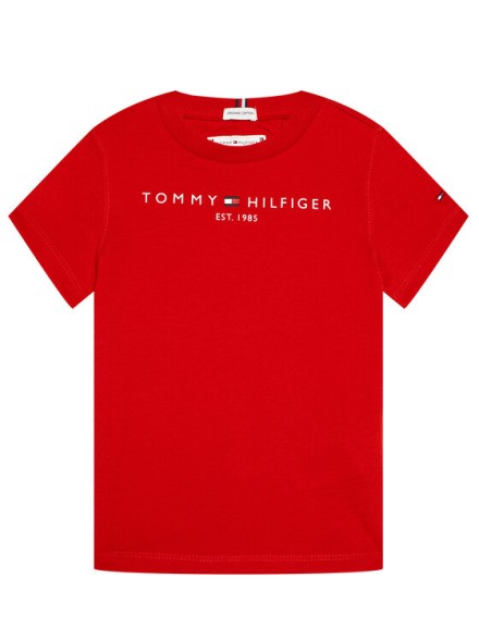TOMMY HILFIGER T-SHIRT ΚΟΚΚΙΝΟ KS0KS00210-XNL
